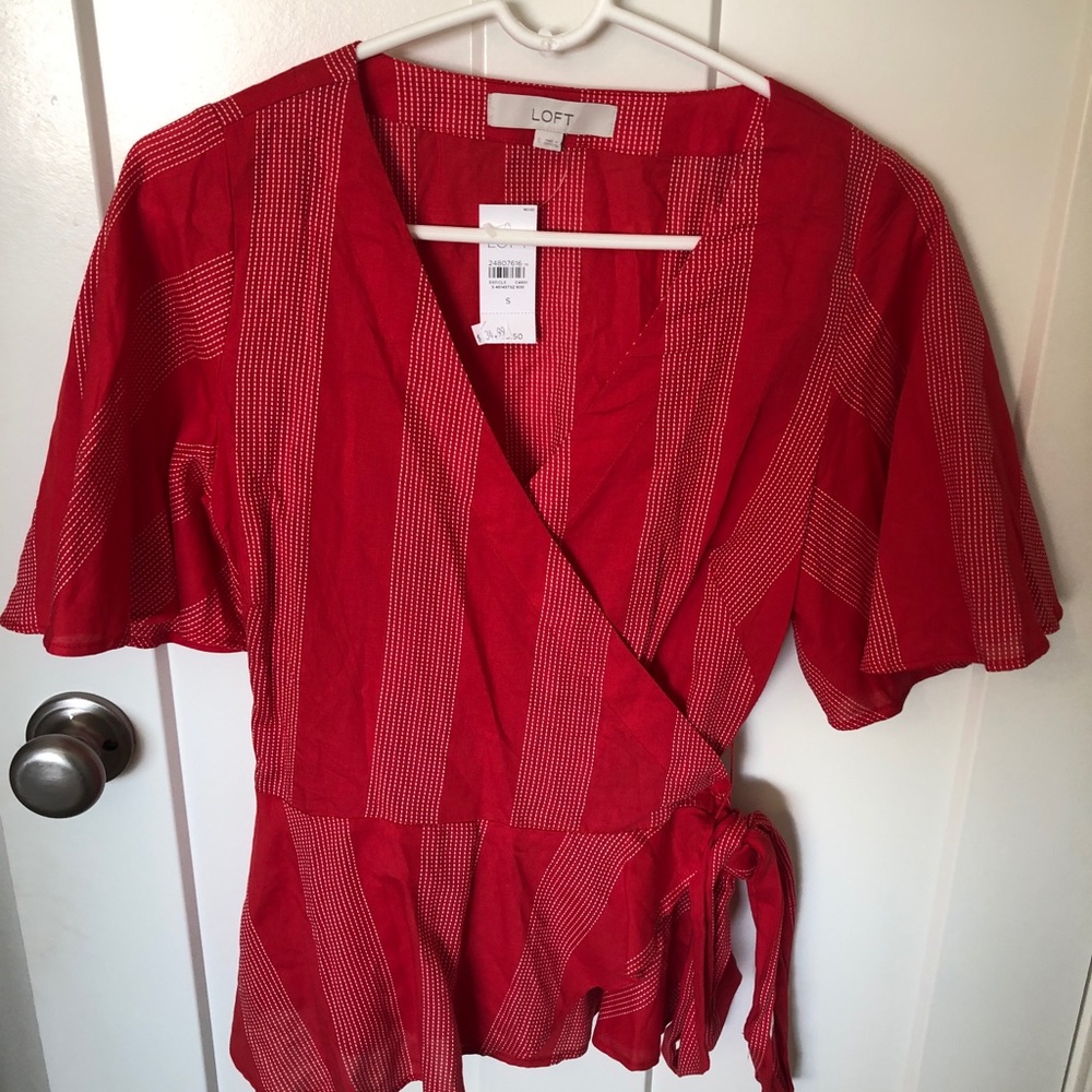 Loft peplum blouse! New with tags!